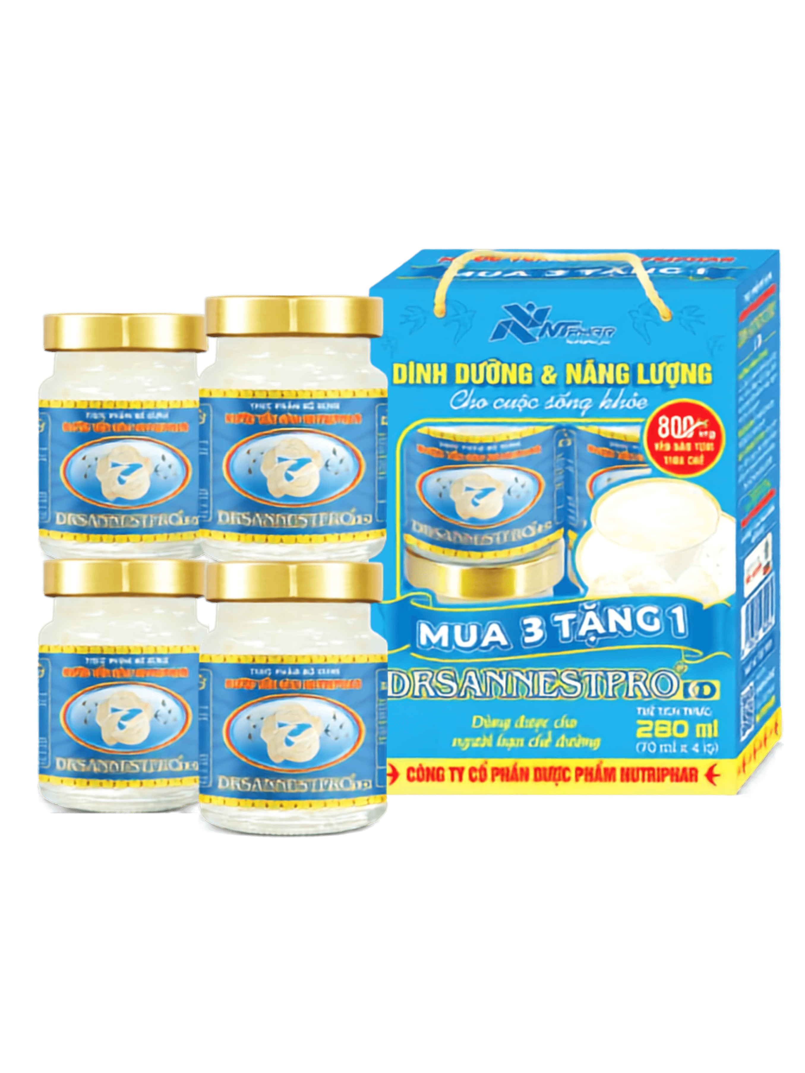 Yến chưng sẵn kiêng đường — Set 3 + 1