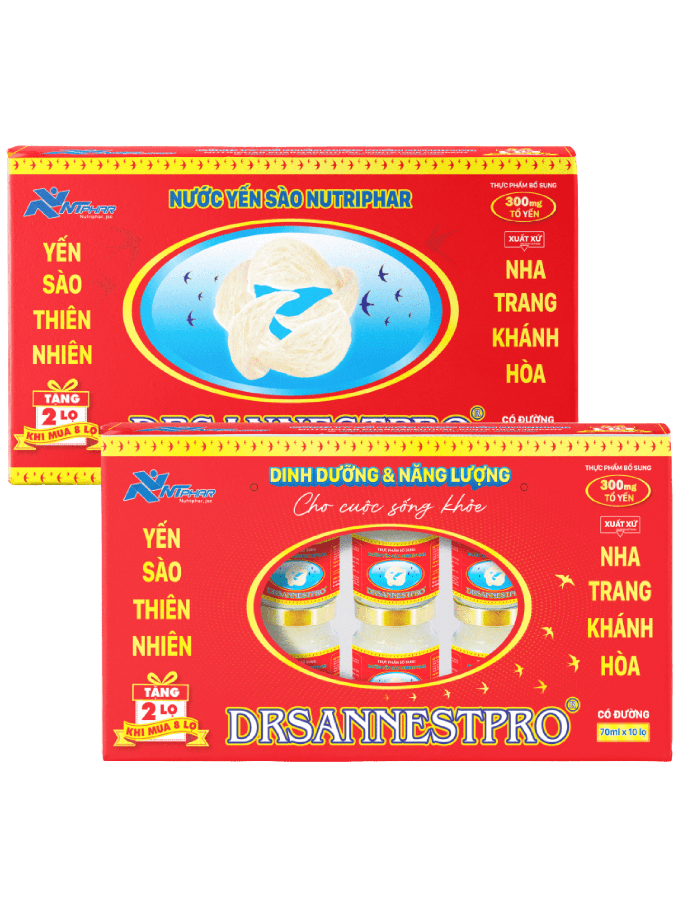 Lọ yến chưng sẵn có đường — Set 8 + 2