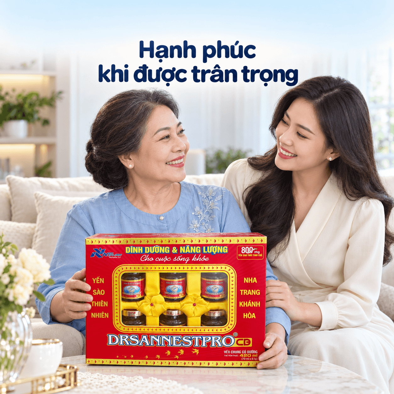 Set quà yến sào: trao sự trang trọng, gửi lòng trân trọng
