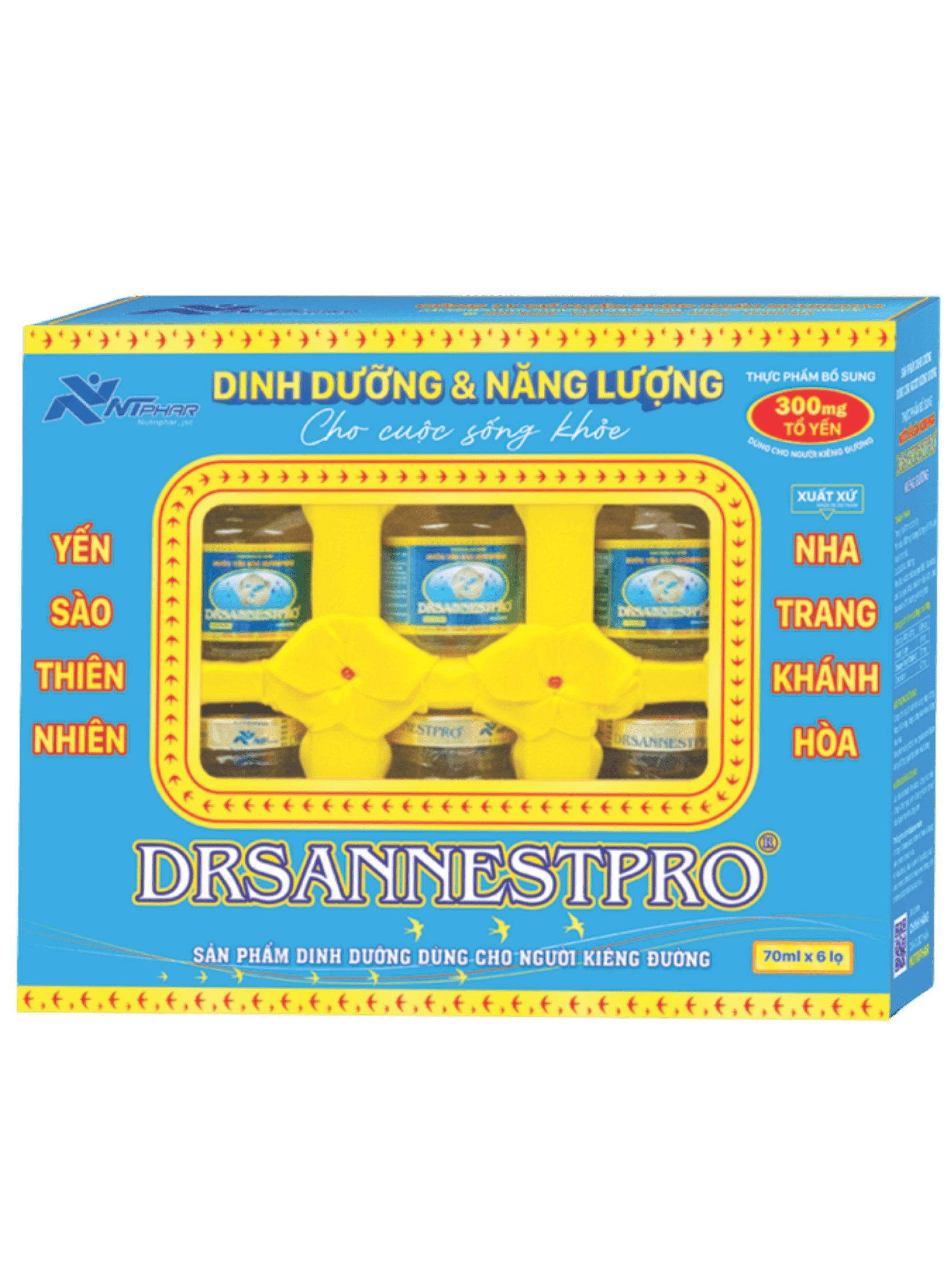 Yến chưng sẵn kiêng đường — Set 6 lọ