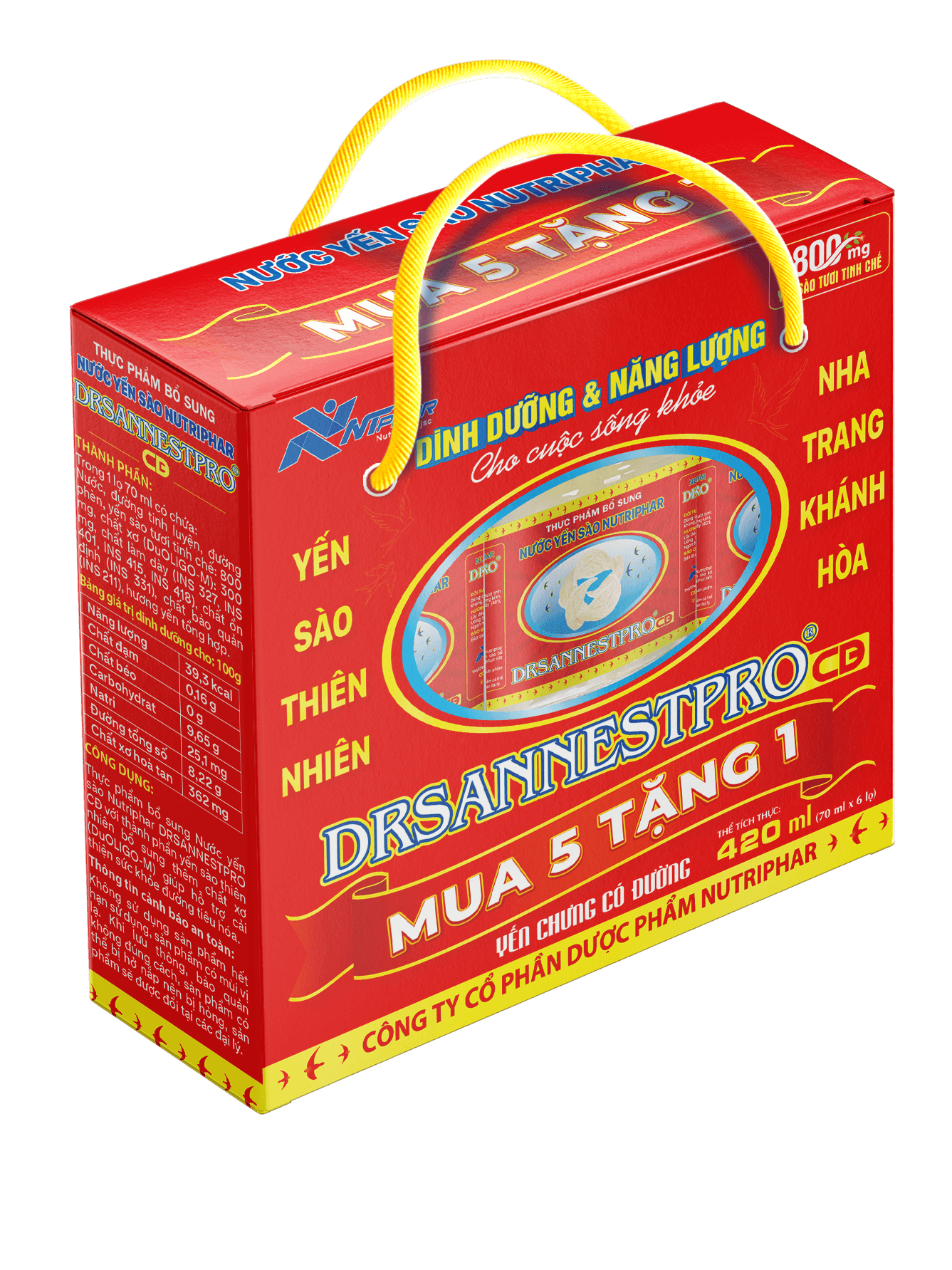 Lọ yến chưng sẵn có đường — Set 5 + 1