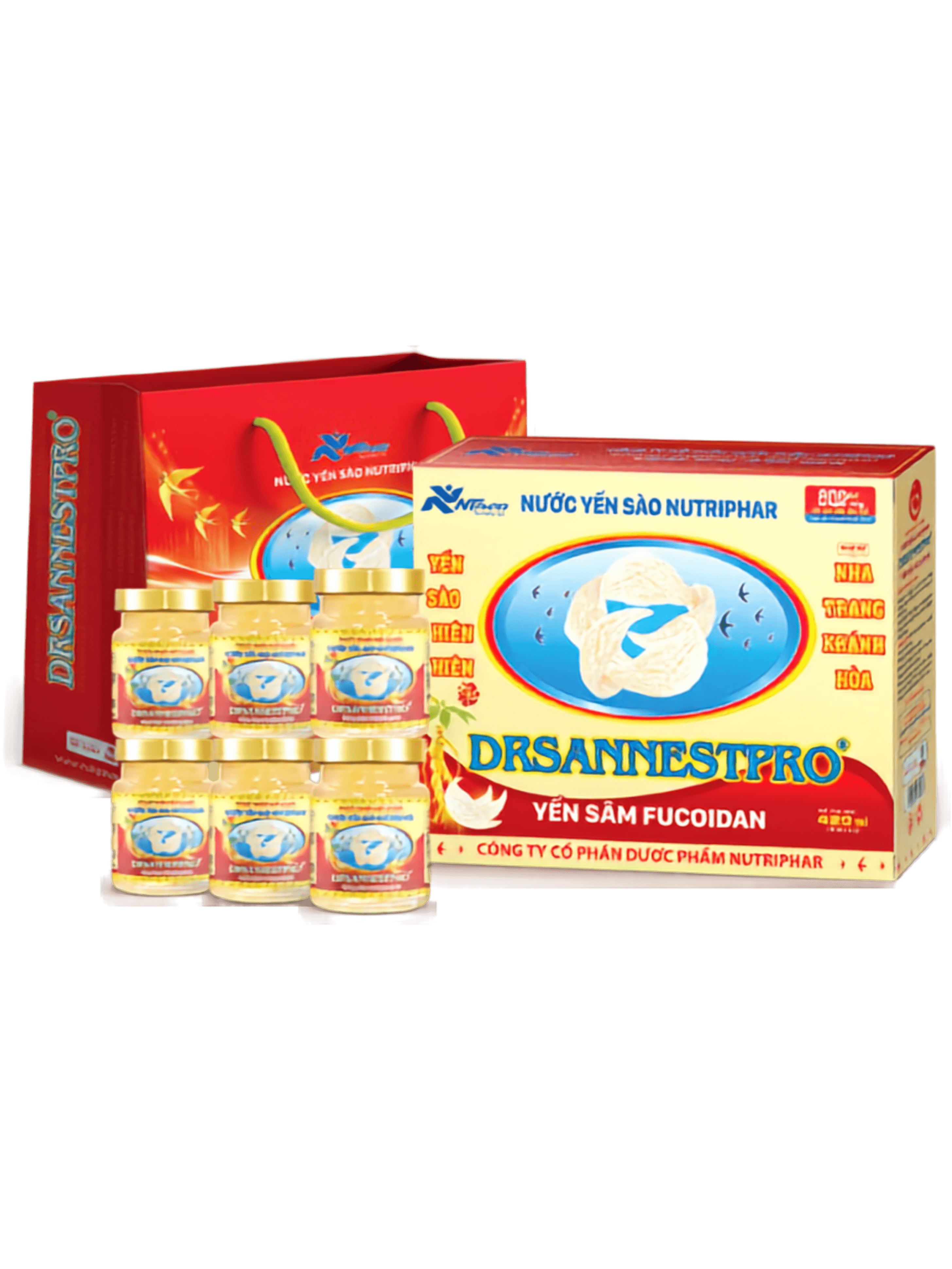 Nước yến sâm Fucoidan — Set 6 lọ